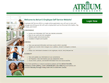 Tablet Screenshot of employeebenefits.atrium.com